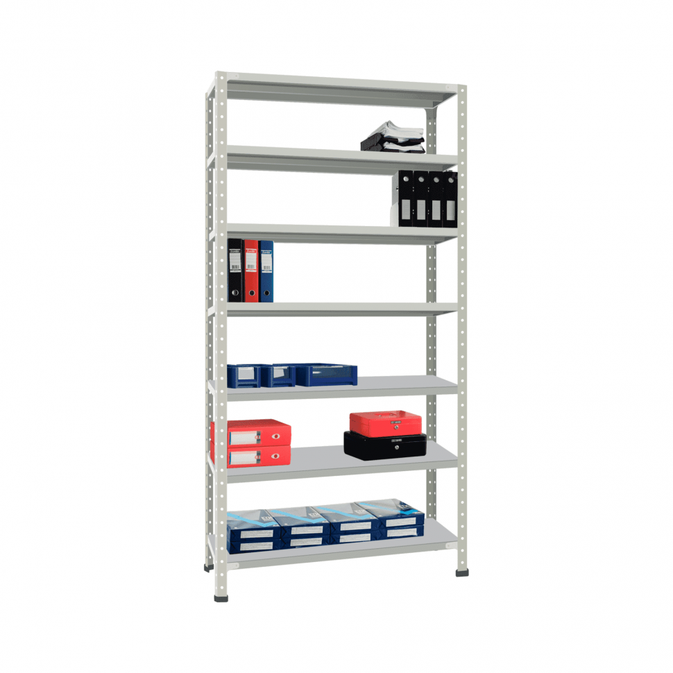 Стеллаж СТ-012 2000х1000х500 с 7 полками до 140 кг Стеллаж СТ-012 2000х1000х500 с 7 полками до 140 кг