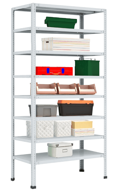 Стеллаж MS Strong 2550х1000х800 c 8 полками