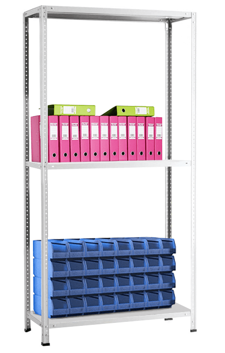 Стеллаж MS Strong 2200х1200х300 c 3 полками Стеллаж MS Strong 2200х1200х300 c 3 полками
