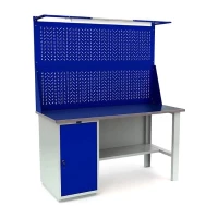 Верстак большой с двумя экранами и освещением WT160.WD1/F1.021