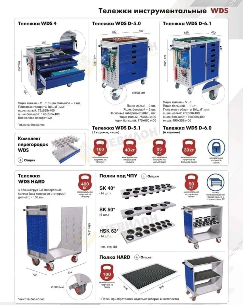 Тележка WDS-4 Тележка WDS-4