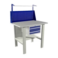 Верстак с экраном и освещением в сарай WT100.F1/F1.111