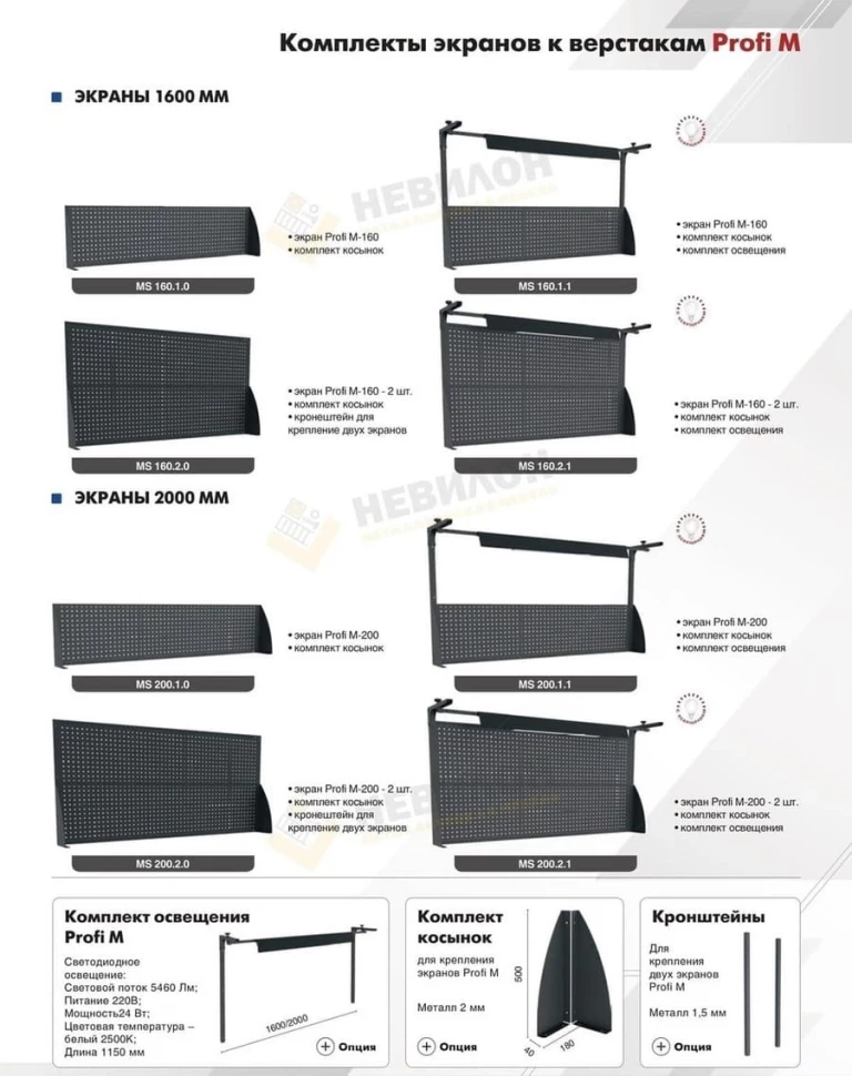 Верстак PROFI M MTS 160.PM5.M.011 Верстак PROFI M MTS 160.PM5.M.011