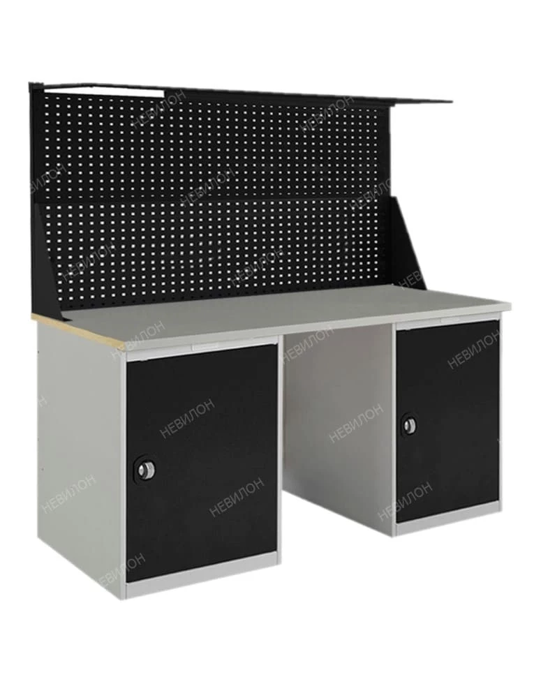 Верстак с полками и освещением для станка WTH 160.PТ1.Т1.021