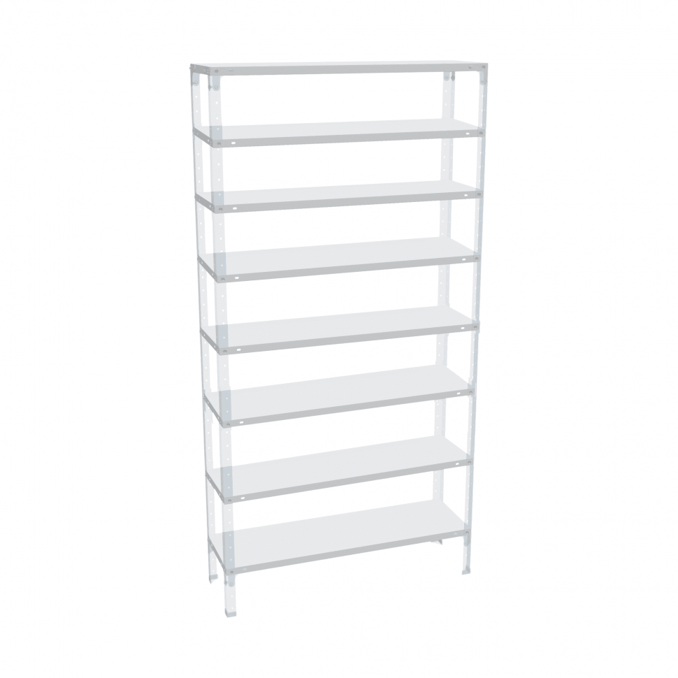 Стеллаж СТ-012 2000х1000х400 с 8 полками до 140 кг