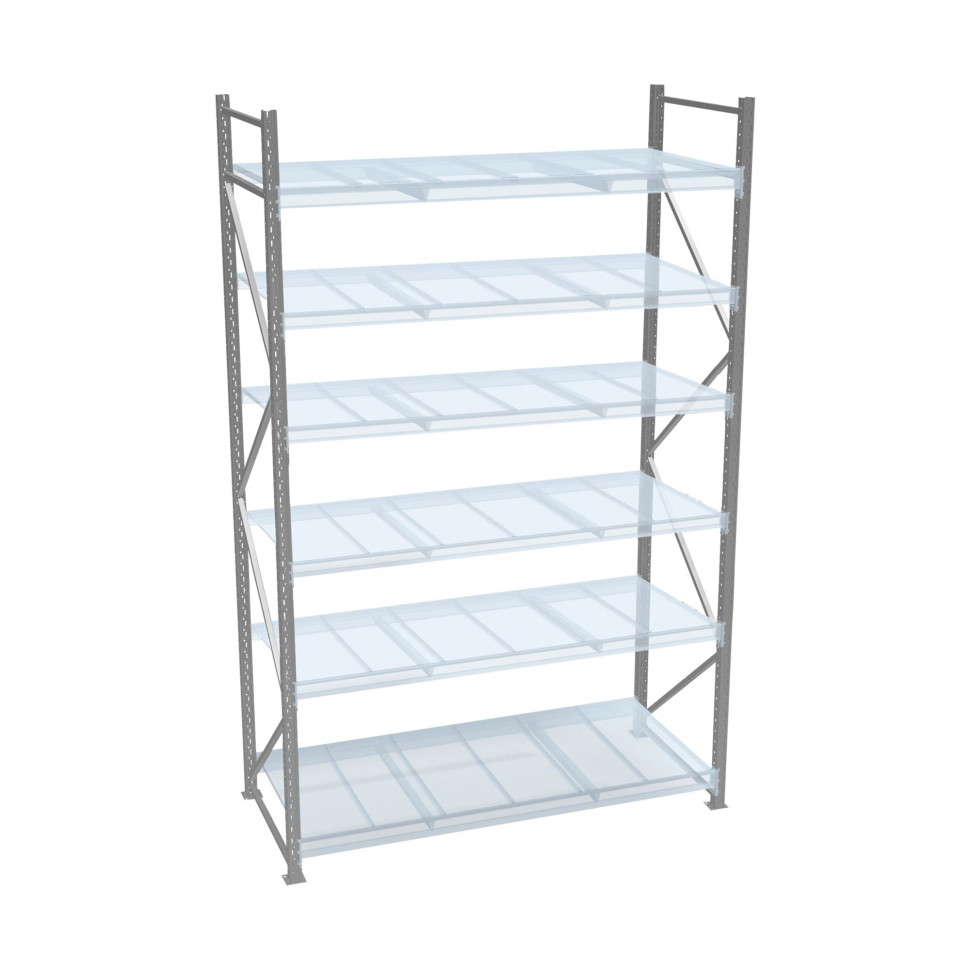 Стеллаж СТ-051 1800х1800х1050 с 6 ярусами