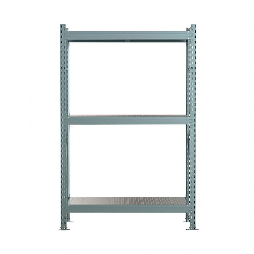 Стеллаж SGR-V 2500х1500х600 3 яруса (рамы, балки, настил - цинк) ОС