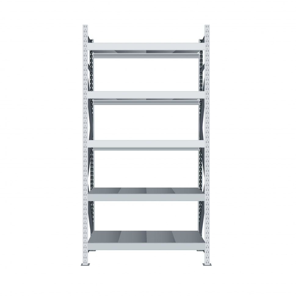 Стеллаж СТ-051 2000х2100х850 с 5 ярусами Стеллаж СТ-051 2000х2100х850 с 5 ярусами