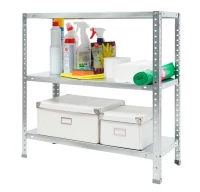 Стеллаж ES 75KD/75x30/3 750х750х300 мм с 3 полками оцинк