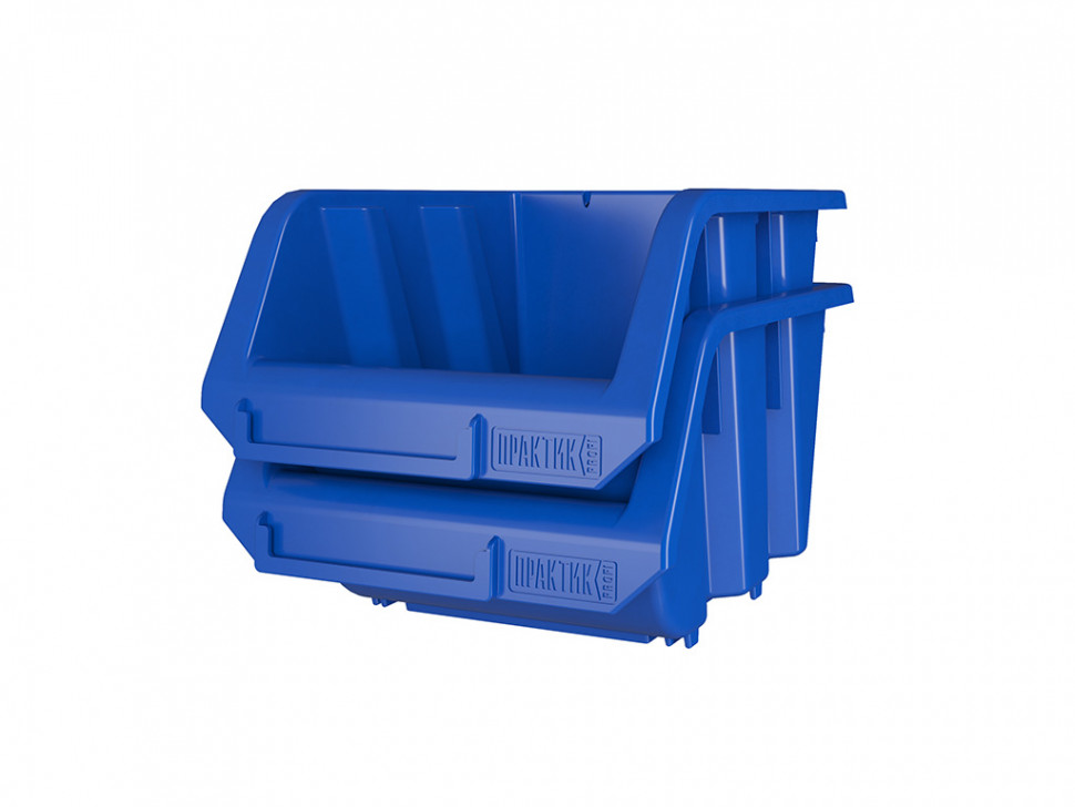 Ящик пластиковый Практик 300х230х150 синий