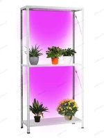 Стеллаж для растений с подсветкой Невилон Флора 2000х700х300 c 3 полками