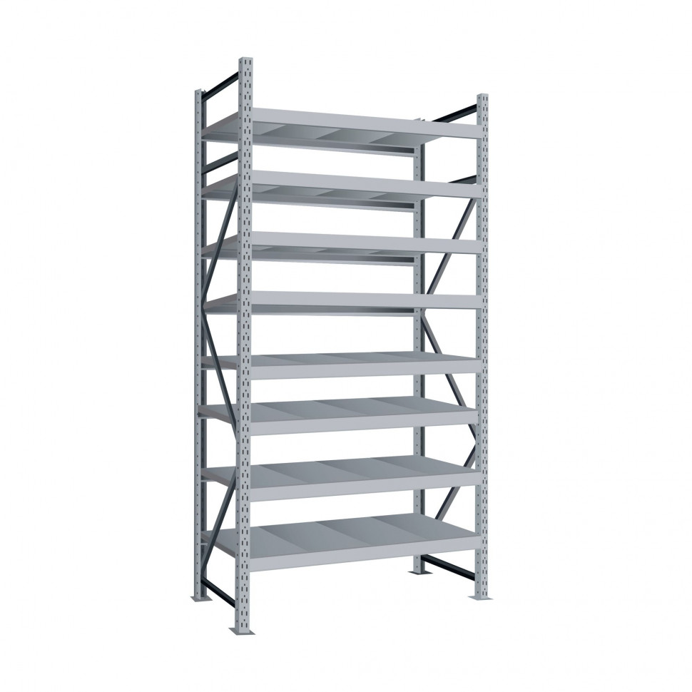 Стеллаж СТ-051 4000х1500х850 с 8 ярусами