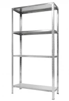 Стеллаж ES 150KD/75x30/4 1450х750х300 мм с 4 полками оцинк