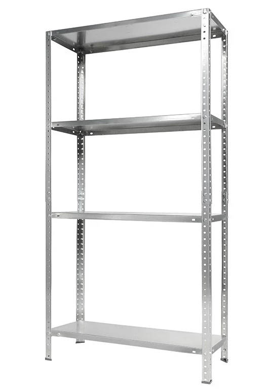 Стеллаж ES 150KD/75x30/4 1450х750х300 мм с 4 полками оцинк S24099033458