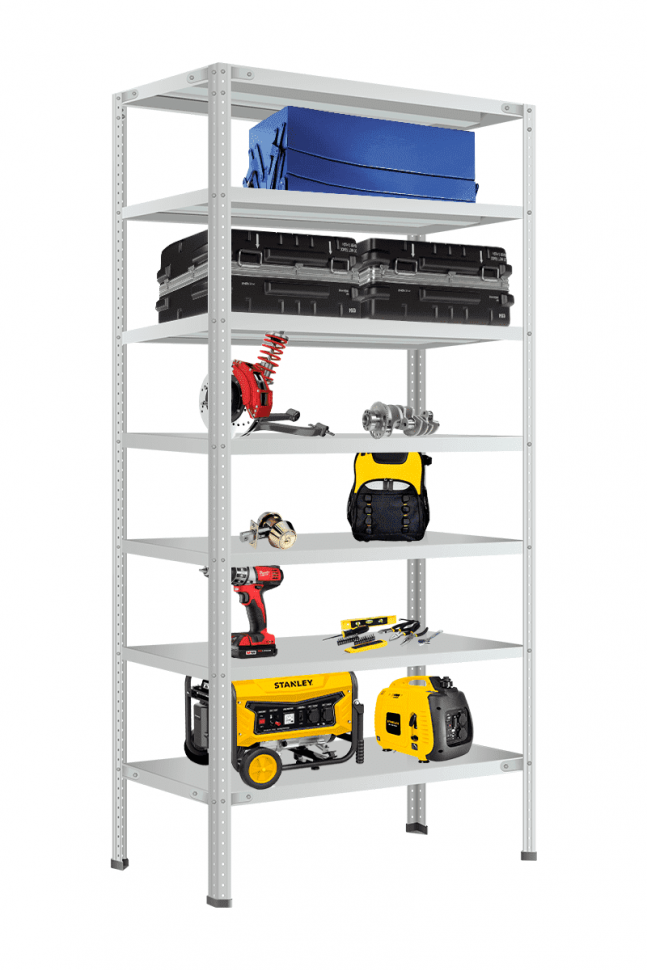 Стеллаж Титан МС-750 2000х1500х300 мм 7 полок Стеллаж Титан МС-750 2000х1500х300 мм 7 полок