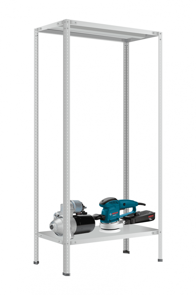 Стеллаж Титан МС-750 2200х1000х600 мм 2 полки Стеллаж Титан МС-750 2200х1000х600 мм 2 полки