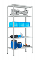 Стеллаж МС-900 500х1000х500 мм 5 полок