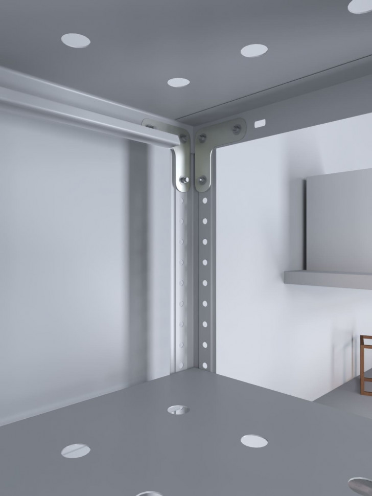 Стеллаж ТС Лайт 2000х700х300 с 7 перфорированными полками Стеллаж ТС Лайт 2000х700х300 с 7 перфорированными полками