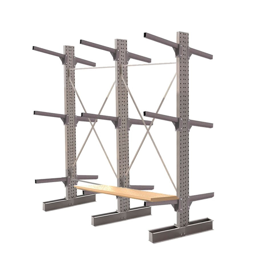 Стеллаж консольный двухсторонний КЛр 2500х3201х1700 (800) 3 яруса Стеллаж консольный двухсторонний КЛр 2500х3201х1700 (800) 3 яруса