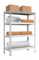 Стеллаж МС-Т 2500х1856х784 мм 4 яруса настил фанера