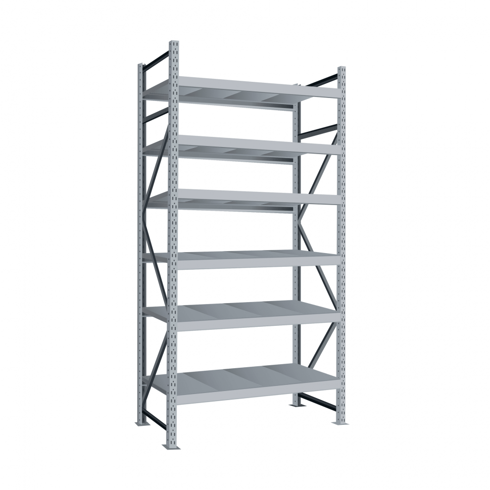 Стеллаж СТ-051 1800х2100х850 с 6 ярусами