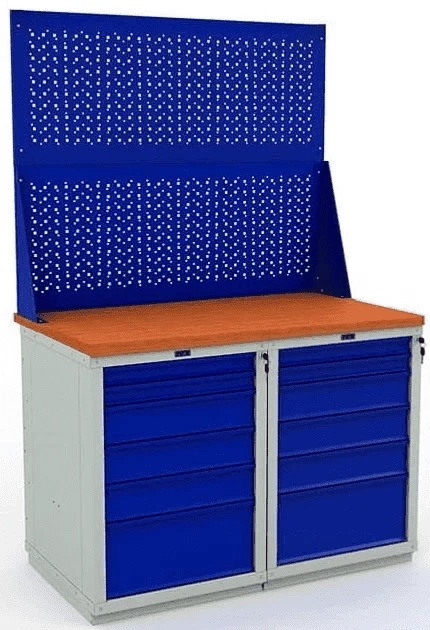 Верстак мини с ящиками производственный W120.WS6/WS6.020 Верстак мини с ящиками производственный W120.WS6/WS6.020