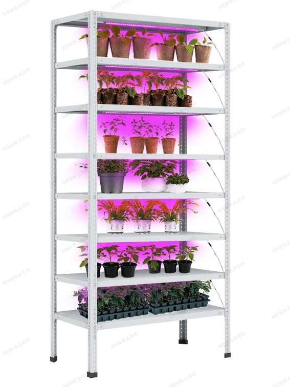 Стеллаж для цветов напольный Невилон Флора 1600х700х500 c 8 полками Стеллаж для цветов напольный Невилон Флора 1600х700х500 c 8 полками