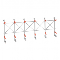 Стеллаж консольный СТ-062 2450х7660х830 2 яруса односторонний