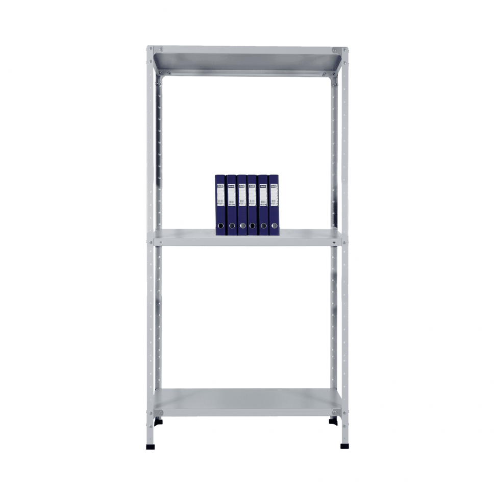 Стеллаж СТ-012 1800х1000х300 с 3 цинк полками до 140 кг