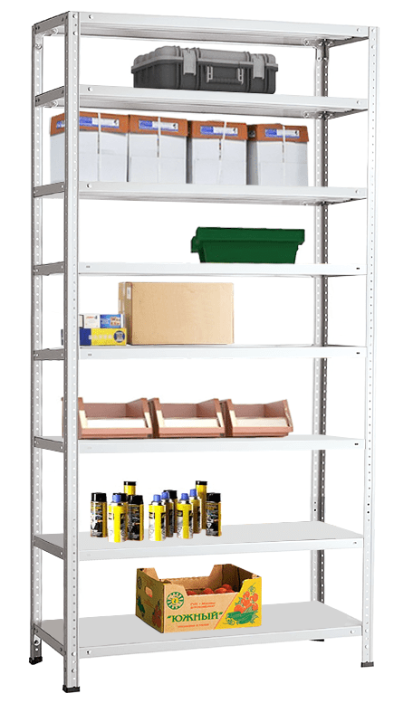 Стеллаж MS Strong 2550х1200х500 c 8 полками