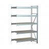 Стеллаж SGR-V 2500х2100х600 5 ярусов (рамы, балки, настил - цинк) ДС