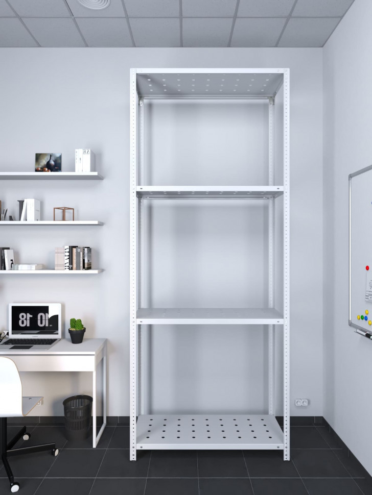 Стеллаж ТС Лайт перф. 2500х700х500 4 полки