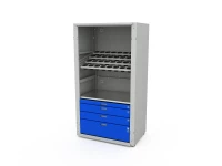 Шкаф для оснастки к станкам с ЧПУ MODUL XL ISO/SK50.1 с дверями со смотровыми окнами
