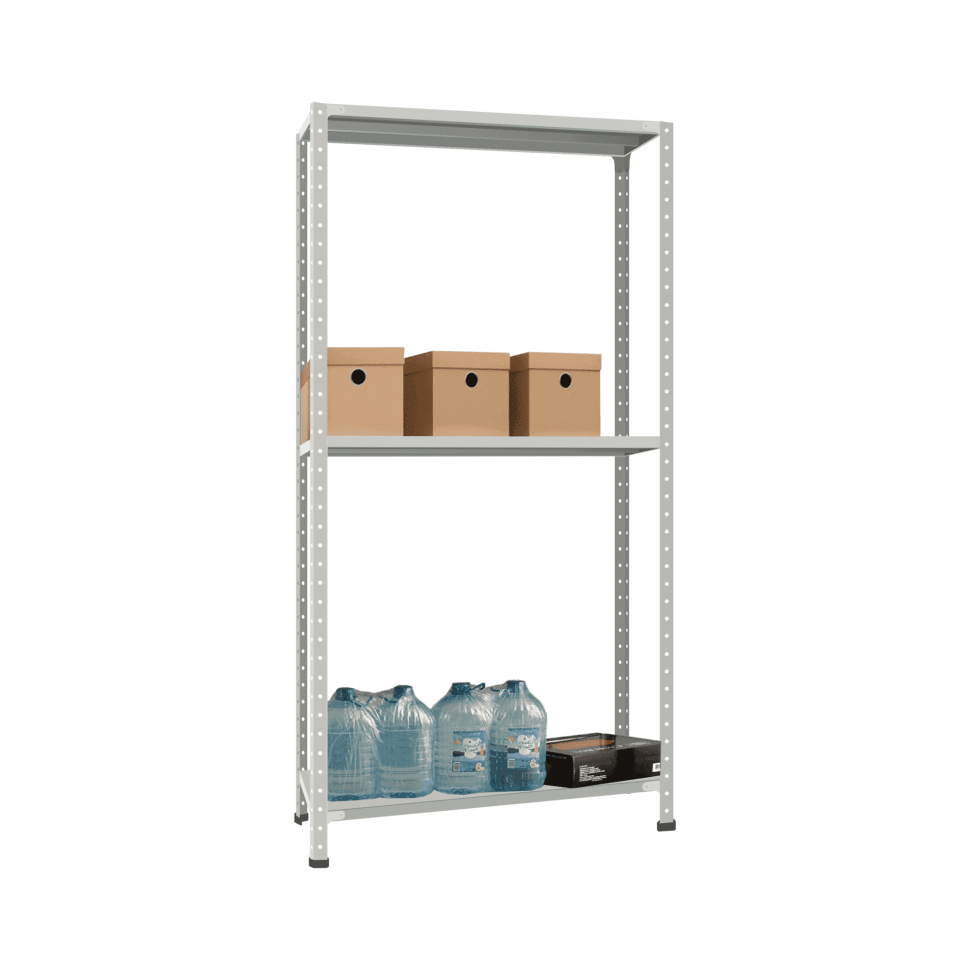 Стеллаж СТ-012 2500х1000х500 с 3 цинк полками до 250 кг Стеллаж СТ-012 2500х1000х500 с 3 цинк полками до 250 кг