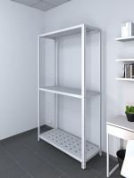 Стеллаж ТС Лайт 1500х1000х500 с 3 перфорированными полками