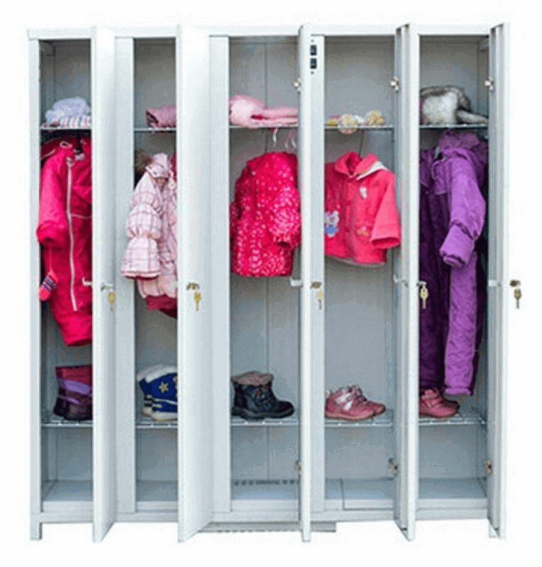 Шкаф сушильный для детского сада KIDBOX 5