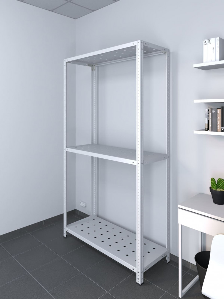 Стеллаж ТС Лайт перф. 2000х700х800 3 полки