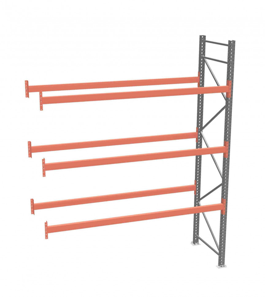 Стеллаж паллетный фронтальный дополнительный ДиКом СП-350-03 Стеллаж паллетный фронтальный дополнительный ДиКом СП-350-03