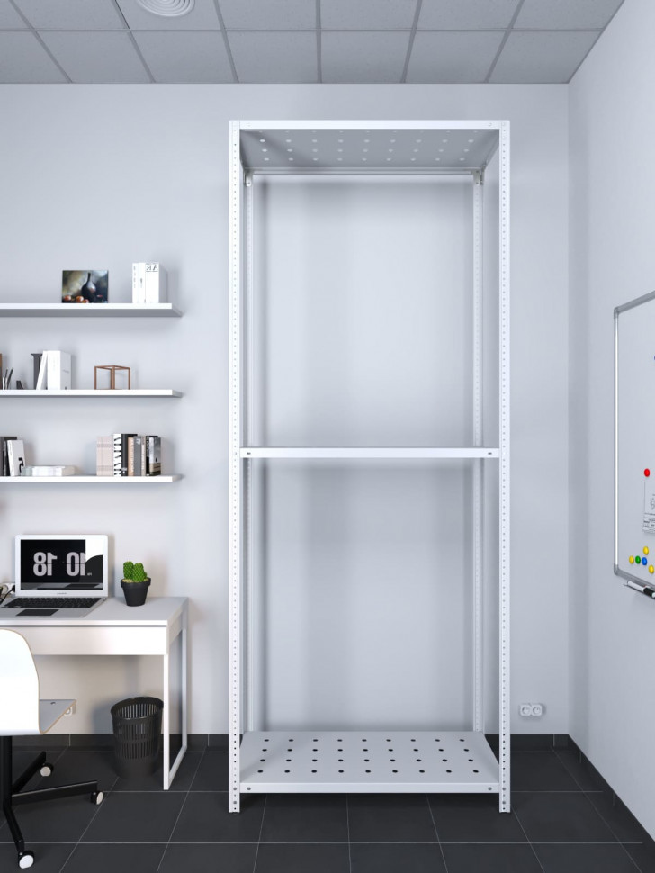 Стеллаж ТС Лайт перф. 2500х1200х400 3 полки