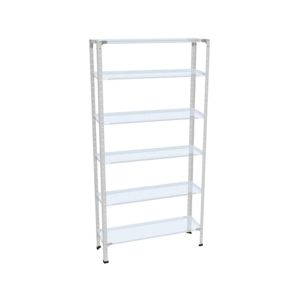 Стеллаж СТ-012 2000х1000х600 с 6 цинк полками до 200 кг