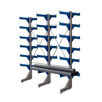 Стеллаж консольный двухсторонний КТр 4000х3360х1800 (800) 6 ярусов