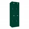 Шкаф металлический четырехсекционный темно-зеленый