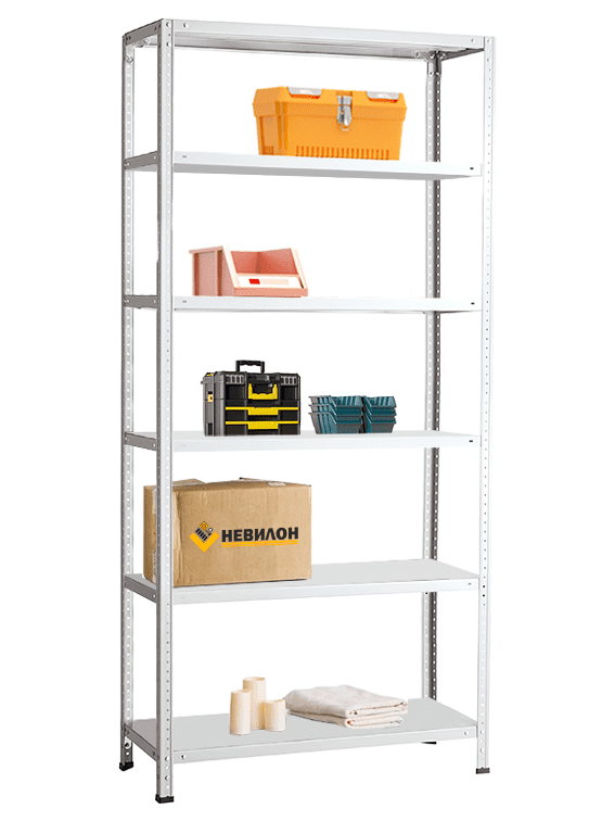 Стеллаж Невилон 1850х700х300 c 6 полками Стеллаж Невилон 1850х700х300 c 6 полками