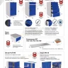 Верстак комбинированный с подвесным ящиком WT160.WD2/WD1.100