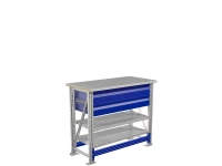 Верстак мини с подвесными ящиками рабочий MT100.MF1/MF1.202