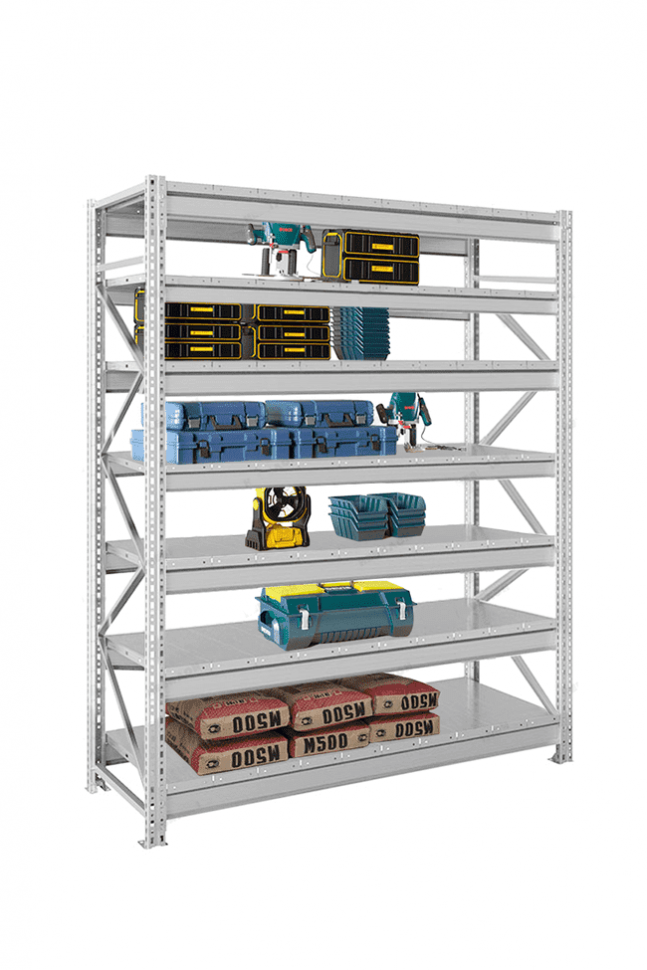 Стеллаж MS Pro Z 2000х1500х800 7 ярусов