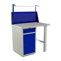 Верстак с экраном и освещением рабочий WT100.WD2/F1.011