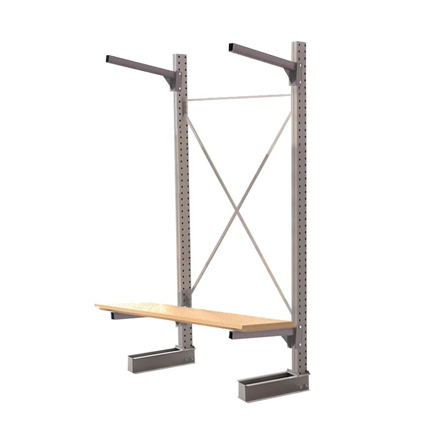 Стеллаж консольный односторонний КЛр 2500х1634х955 (800) 2 яруса Стеллаж консольный односторонний КЛр 2500х1634х955 (800) 2 яруса