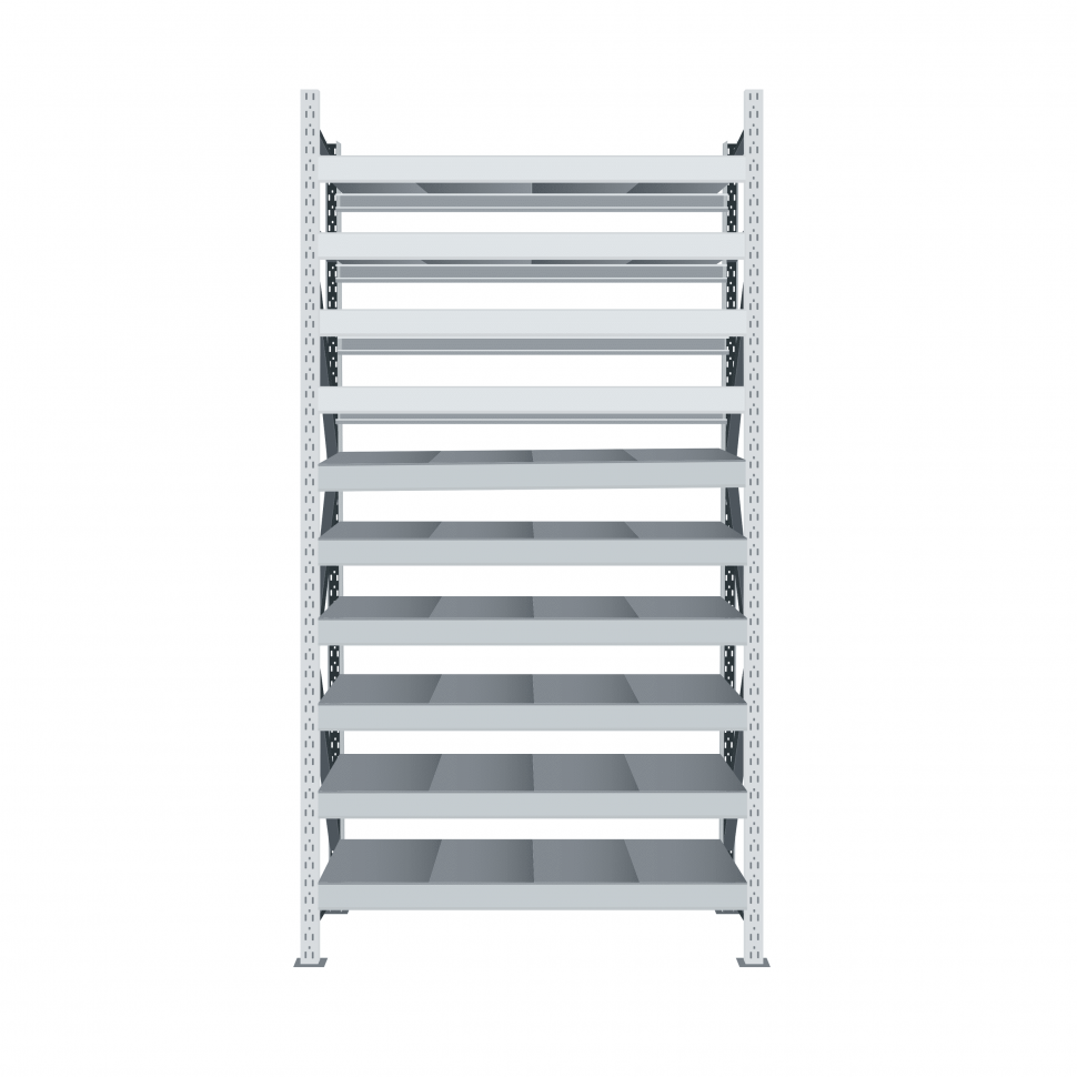 Стеллаж СТ-051 2500х2100х1050 с 10 ярусами