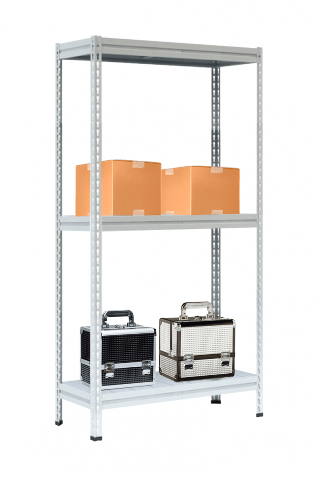 Стеллаж МС-Т 2000х1551х784 мм 3 яруса настил металл